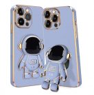 Husa Xiaomi Redmi 12c / Redmi 11a, Astronaut Case, protectie camera, functie stand expunere, albastra