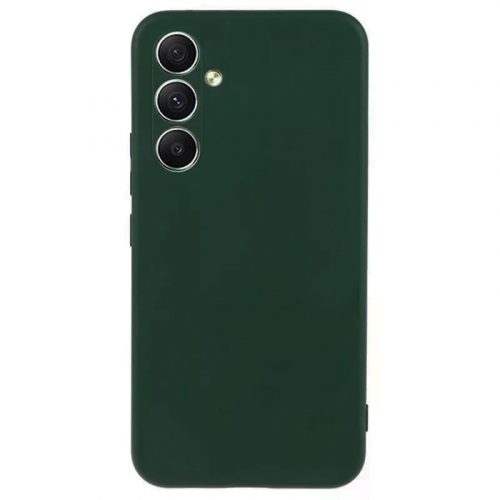 Husa Samsung Galaxy S23 FE, Matt TPU, silicon moale, verde forest