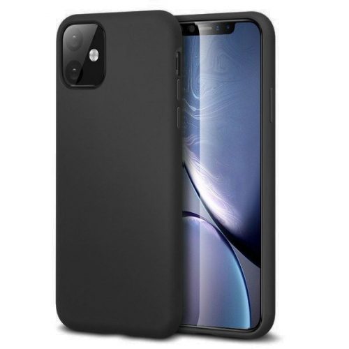 Husa Apple iPhone 11 Pro Max Matt TPU, silicon moale, negru