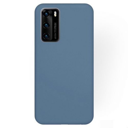 Husa Huawei P40 Matt TPU, silicon moale, albastru nisipos