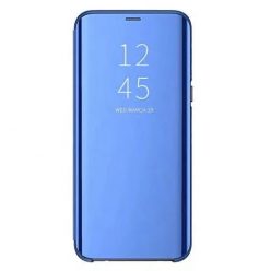 Husa Huawei P40 Lite Mirror Clear View, albastra