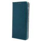 Husa Smart Magnetic Case pentru Huawei P40 Lite E, inchidere magnetica, verde inchis