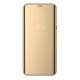 Husa Huawei Y5P Mirror Clear View, aurie