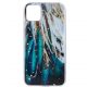 Husa Gold Glam pentru Apple iPhone 12/12 Pro, model Leaves