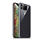 Fake camera iPhone 11 Pro, pentru iPhone X / XS / XS Max, protectie din metal si sticla, neagra