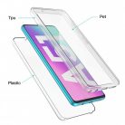 Husa protectie Xiaomi Mi 10 Lite (fata + spate) Fully PC & PET 360°, transparenta