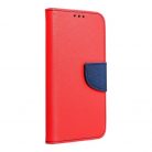 Husa tip carte Fancy Case pentru Samsung Galaxy A42 5G, inchidere magnetica, rosu/albastru