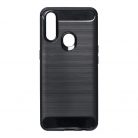 Husa de protectie Carbon Stripe pentru Oppo A31, silicon moale, negru