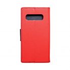 Husa protectie Xiaomi Redmi 10, Fancy Case, tip carte, inchidere magnetica, rosu/albastru