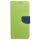 Husa protectie Samsung Galaxy A33 5G, Fancy Case, tip carte, inchidere magnetica, verde lime/albastru