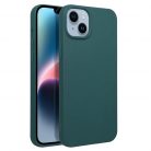 Husa Apple iPhone 14 Plus, Matt TPU, silicon moale, verde inchis