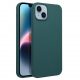 Husa Apple iPhone 14 Plus, Matt TPU, silicon moale, verde inchis