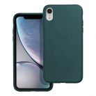 Husa Apple iPhone XR, Matt TPU, silicon moale, verde inchis