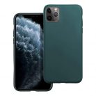 Husa Apple iPhone 11 Pro Max, Matt TPU, silicon moale, verde inchis