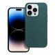 Husa Apple iPhone 14 Pro, Matt TPU, silicon moale, verde inchis