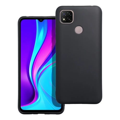 Husa Xiaomi Redmi 9C, Matt TPU, silicon moale, neagra