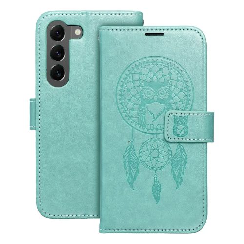 Husa Samsung Galaxy S23 Plus, Mezzo Book, inchidere magnetica, Dreamcatcher Green