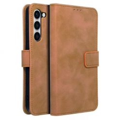   Husa protectie Xiaomi 13 Lite, Tender Book, inchidere cu clapa magnetica, maro