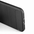 Husa protectie Motorola Moto E13, Carbon Stripe, neagra