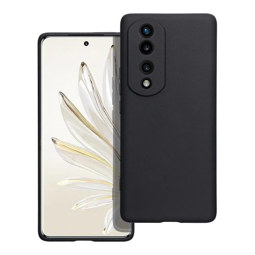 Husa protectie Honor 70 Pro, Matt TPU, silicon moale, negru