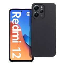 Husa Xiaomi Redmi 12 4G/5G, Matt TPU, silicon moale, neagra