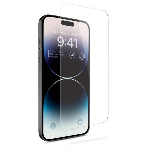 Folie de sticla pentru iPhone 15 Plus, transparenta