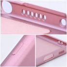 Husa Samsung Galaxy A15, Luxury Metallic Silicone, catifea in interior, protectie camere, aspect metalic, rose gold