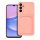 Husa protectie Samsung Galaxy A25, Card Case, buzunar pentru carduri/cartele, roz pal