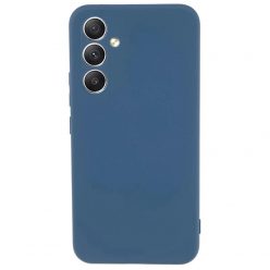   Husa Samsung Galaxy M34, Matt TPU, silicon moale, albastru inchis
