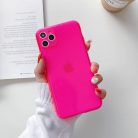 Husa Apple iPhone 12 Mini, Mysafe Neo, protectie camere, pink neon