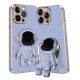 Husa Apple iPhone 14 Pro, Astronaut Case, protectie camera, functie stand expunere, albastra