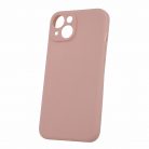 Husa Apple iPhone 11, Matt TPU, silicon moale, protectie camere, roz pal