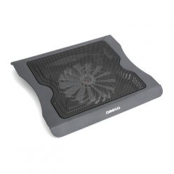   Cooler laptop Omega Snowflake, metalic, ventilator 20 cm, 1000 rpm, cablu USB 55 cm, 2 porturi USB, pentru laptopuri 9 - 17"