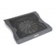 Cooler laptop Omega Snowflake, metalic, ventilator 20 cm, 1000 rpm, cablu USB 55 cm, 2 porturi USB, pentru laptopuri 9 - 17"