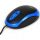 Mouse optic Omega OM-06VBL, 1200 DPI, cablu USB 110 cm, negru cu albastru