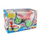 Jucarie masina cu telecomanda Stunt Car Tumble King, acrobatii, muzica si lumini, verde