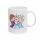 Cana ceramica personalizata, design Frozen, 330 ml, alba