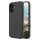 Husa Apple iPhone 16, Luxury Silicone, catifea in interior, neagra