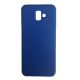 Husa protectie Samsung Galaxy J6 Plus, Silicone Cover, interior catifea, albastru deschis