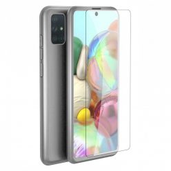   Husă Full Cover 360° pentru Samsung Galaxy A10 / M10 (față + spate + sticlă), argintie