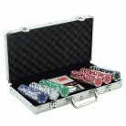 Set Poker Profesional 200 jetoane Poker Chips în servietă din aluminiu