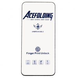   Folie de sticla Samsung Galaxy S21 Plus, ACE Folding Full Glue, deblocare amprenta, margini negre