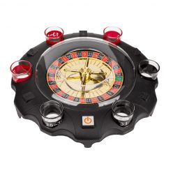 Ruleta electronica cu shoturi, 6 pahare, 27 x 6 cm