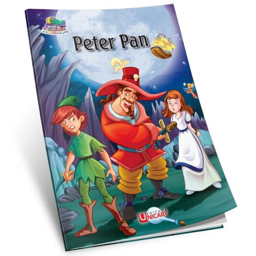 Carte de citit si colorat A5, editura Unicart, Peter Pan