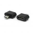 Adaptor OTG USB to MicroUSB, negru