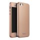 Husă IPAKY Full Cover 360° pentru Apple iPhone 5/5S/SE (față + spate + sticlă), rose gold