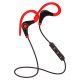 Casti bluetooth sport fara fir, rosu/negru