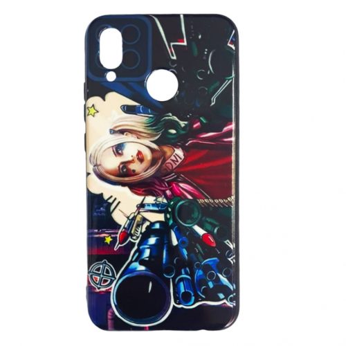 Husa Huawei P20 Lite, Colorful Case, print Girl with Gun