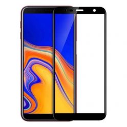   Folie de sticla Samsung Galaxy J6 2018, Full Glue, margini negre