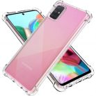 Husa Samsung Galaxy A51 TPU transparent, intarituri in colturi, grosime 1,5 mm